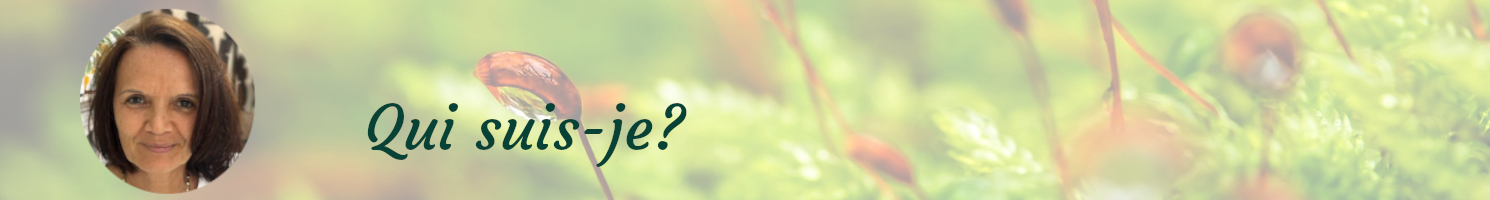 ma photo-portrait en m&eacute;daillon sur fond de nature en filigrane